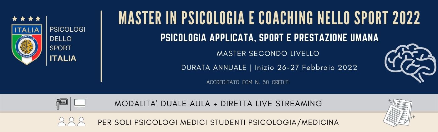 banner master psicologi dello sport psicologia applicata padova esercizio bargnani bonas bertollo